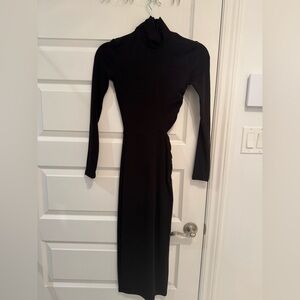 Elegant Zara Black Long Sleeve Dress